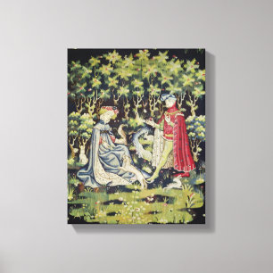 Arras Tapestry, Offering of the Heart Canvas Print