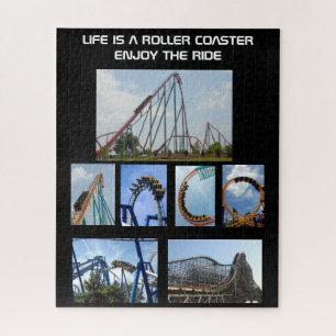 Array of Roller Coasters Jigsaw Puzzle