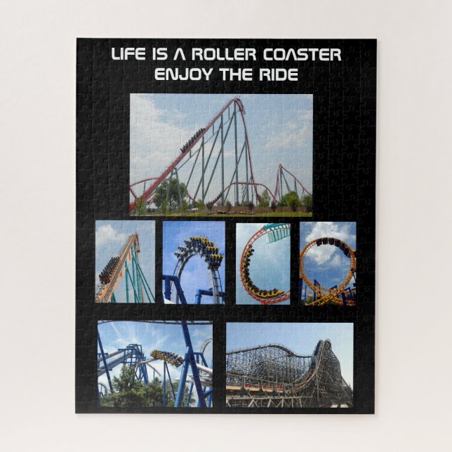 Array of Roller Coasters Jigsaw Puzzle (Vertical)