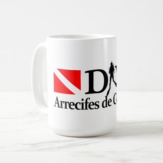 Arrecifes de Cozumel DV4 Coffee Mug (Front Left)