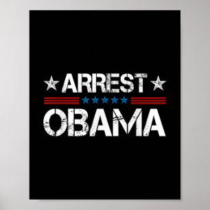 Arrest Obama 2025  Poster