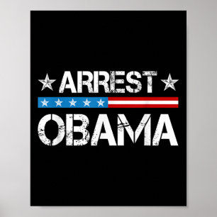 Arrest Obama 2025 Poster