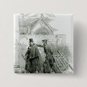 Arrest of Mr. Smith O'Brien 2 Inch Square Button