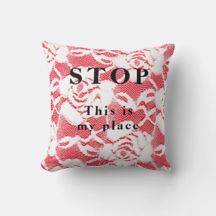 Arrêt - coussin jeté