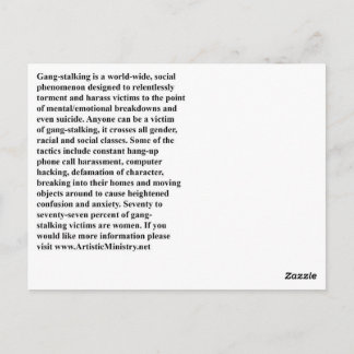 arrêt de la passerelle carte postale