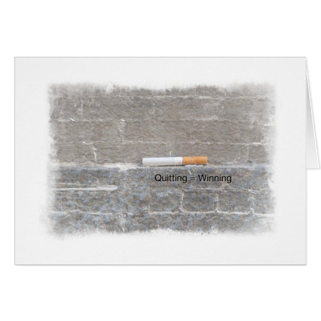 Arrêter de fumer revient à gagner arrêter de fumer (Devant horizontal)