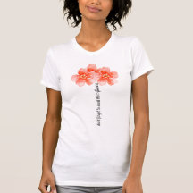 ARRÊTER ET SENTIR LE T-shirt FLEURS