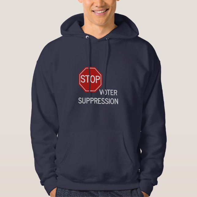 Arrêter le Sweat - shirt à capuche de suppression  (Devant)