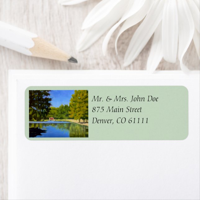 Arrêter l'écriture manuscrite votre adresse de ret (En situation)