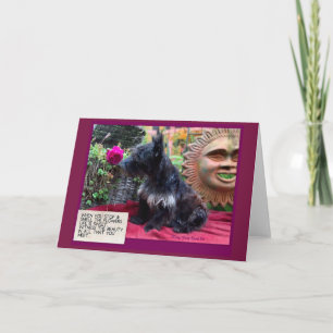 Arrêtez et sentez la carte Fleurs