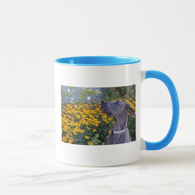 Arrêtez et sentez la tasse de fleurs (Droite)