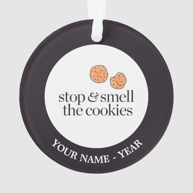 Arrêtez et sentez les biscuits (dos)