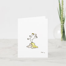 "Arrêtez et sentez les fleurs", carte de voeux vie