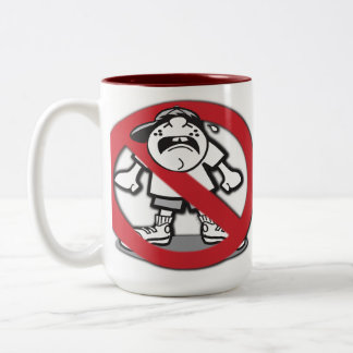 Arrêtez la tasse de café de pleurnicherie