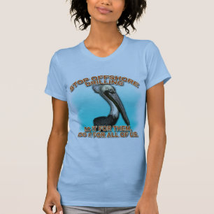 Arrêtez le forage en mer pour les T-shirts de