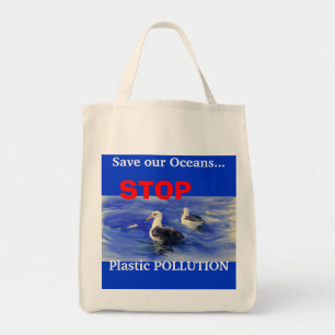 ARRÊTEZ le sac fourre-tout en plastique à pollutio
