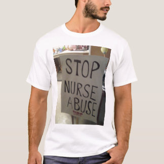 Arrêtez le T-shirt d'abus d'infirmière