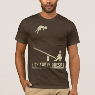 Arrêtez le T-shirt d'obésité de la jeunesse