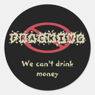 Arrêtez les autocollants de Fracking
