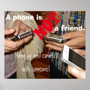 Arrêtez les textos ! - Poster en classe