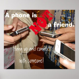 Arrêtez les textos ! - Poster en classe