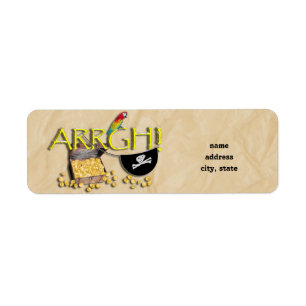 ARRGH! With Pirate Treasure, Parrot & Eye Patch