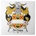 Arriaga Family Crest Tile<br><div class="desc">Arriaga Coat Of Arms</div>