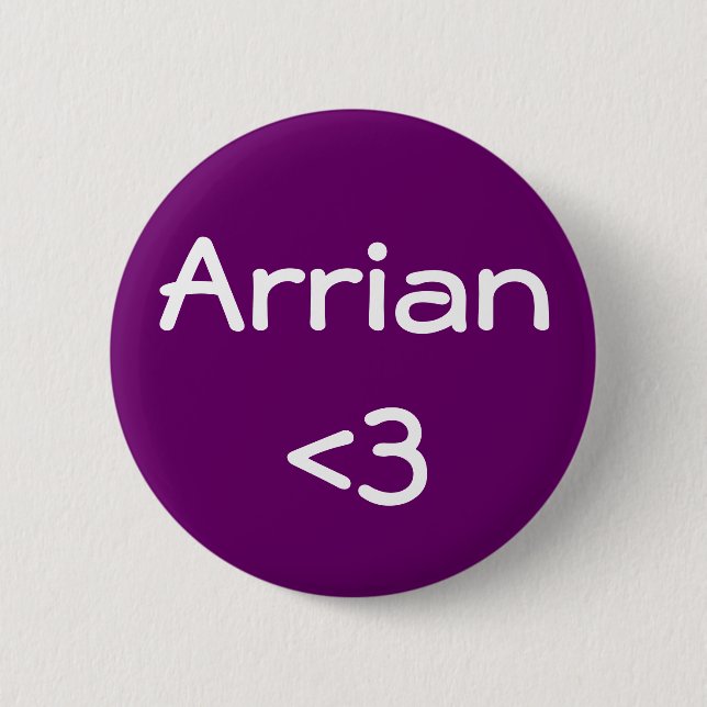 Arrian Roman historian love 2 Inch Round Button (Front)