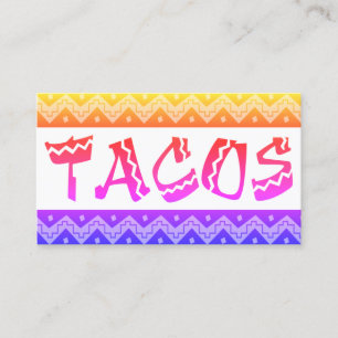 arriba tacos (loyalty punch card) loyalty card