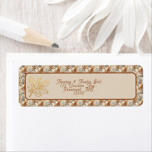 Arrière - plan Brown de Noël avec Gold Holly Leaf
