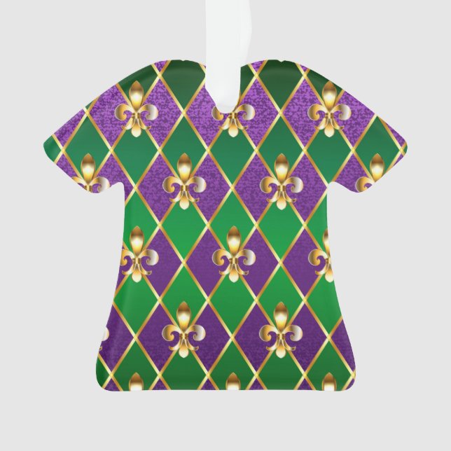 Arrière - plan de bijoux Mardi Gras (devant)