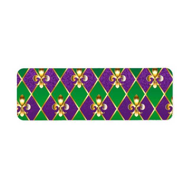 Arrière - plan de bijoux Mardi Gras (Devant)