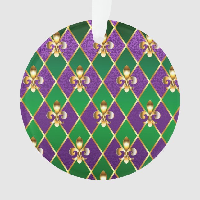 Arrière - plan de bijoux Mardi Gras (devant)