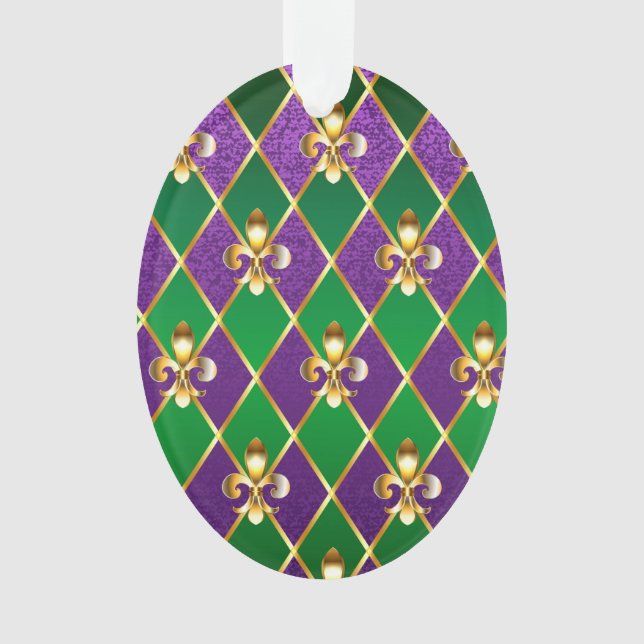 Arrière - plan de bijoux Mardi Gras (devant)
