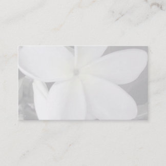 arrière - plan de carte de visite de plumeria