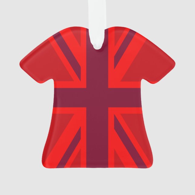 Arrière - plan de couleur rouge British Union Jack (dos)