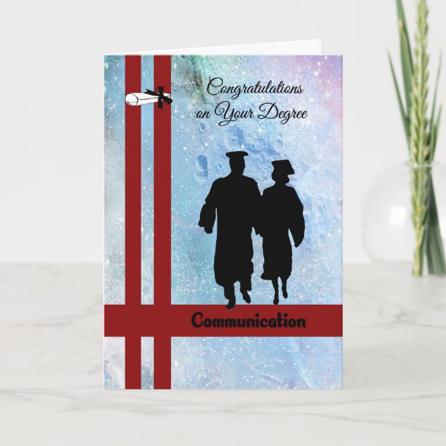 Arrière - plan de l'espace de la carte de diplôme  (Devant)