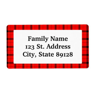 Arrière - plan de Noël Tartan Red Plaid