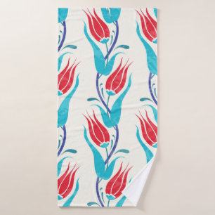 Arrière - plan de tulipes. Motif turc traditionnel