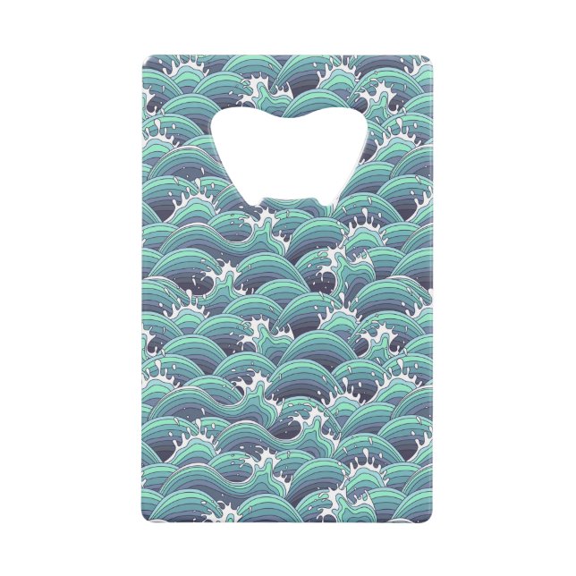 Arrière - plan décoratif de vague de mer (Devant)