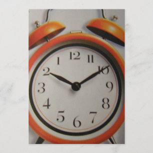 ARRIÈRE-PLAN INVITATION DE L'HORLOGE