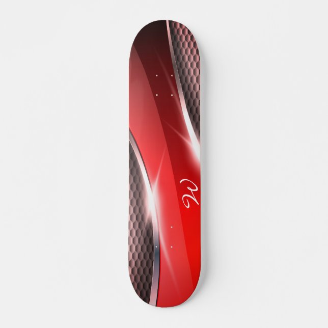 Arrière - plan métallique Art 1 Skateboard (Devant)