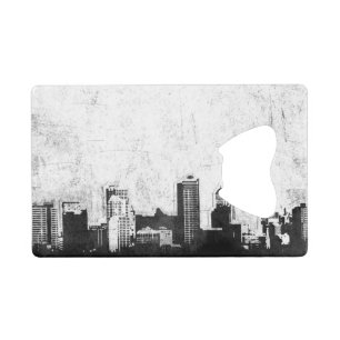 Arrière - plan sale de ville en noir et blanc