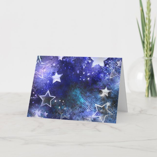 Arrière - plan spatial avec étoiles (Devant)