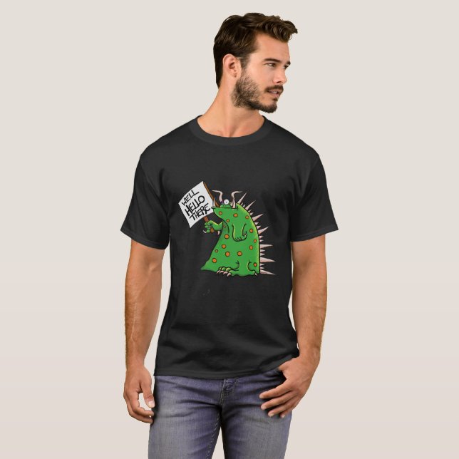 Arrière - plan unisexe d'obscurité de T-shirt de (Devant entier)