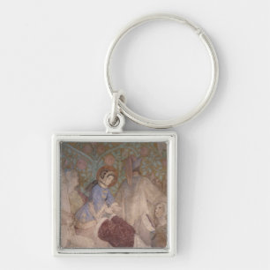 Arrival in Eisenach, c.1854/55 Keychain