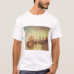 Arrival of a Packet Boat by Joseph Turner T-Shirt