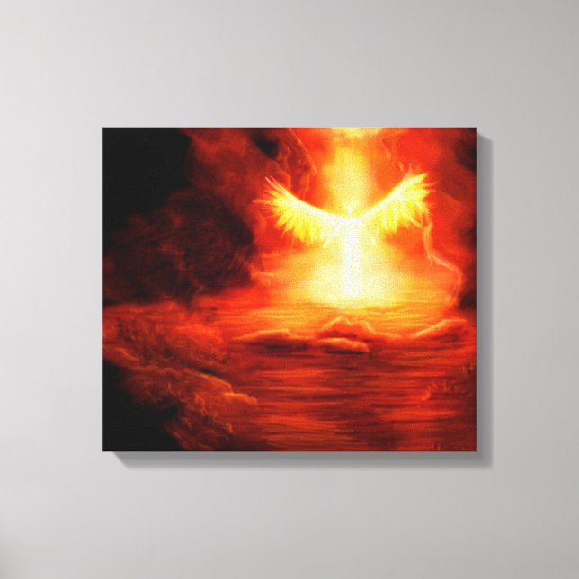 Arrival of an Angel Canvas Print (Front)