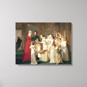 Arrival of Marie-Louise de Habsbourg-Lorraine Canvas Print