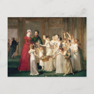 Arrival of Marie-Louise de Habsbourg-Lorraine Postcard